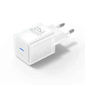 Vention 20W 1-Port USB-C GaN Charger EU-Plug-White