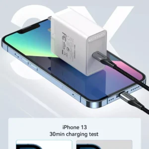 Vention 20W USB-C Single Port Wall Charger–US Plug White