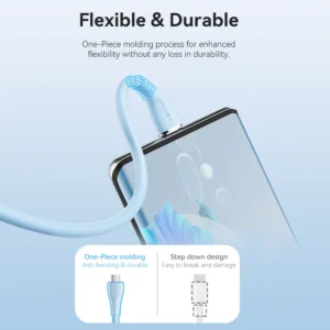 Vention 1.5M USB 2.0 Type-C to Dual Type-C Male Silicone Cable, 5A High Current-White