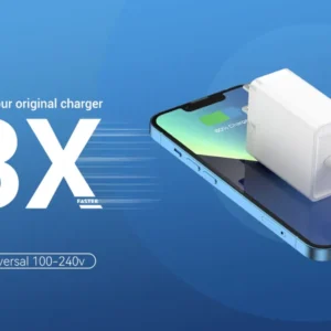 Vention 20W USB-C Single Port Wall Charger–US Plug White