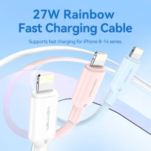 Vention 1M 3A USB 2.0 Type-C to Lightning Charging Cable with Durable PVC Build-White