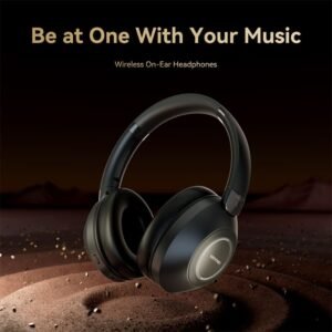 Vention SoundMate Wireless On-Ear Audio Headphones-Black