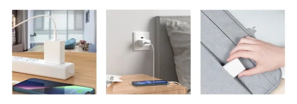 Vention 20W USB-C Single Port Wall Charger–US Plug White - Image 5