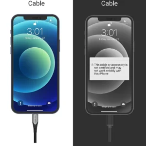 Vention 1.5M (MFI Certified) USB 2.0 Type-C to Lightning Cable with Aluminum Alloy Housing-Gray