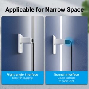 Vention 1.5M USB 2.0 Type-C to Type-C Cable with Dual 90° Connectors – 5A Fast Charging, Aluminum Alloy Design -Gray