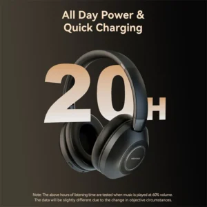 Vention SoundMate Wireless On-Ear Audio Headphones-Black