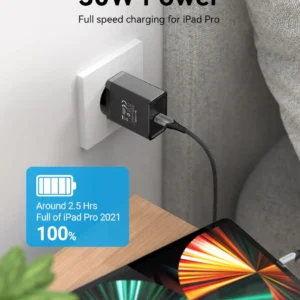 Vention 20W USB-C Single Port Wall Charger–US Plug White
