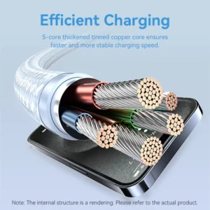 Vention 1M 3A USB 2.0 Type-C to Type-C Charging Cable with Durable Aluminum Alloy Housings-Black