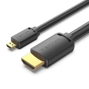 Vention 1.5M HDMI-D Male to HDMI-A Male 4K HD High-Speed Cable-Black