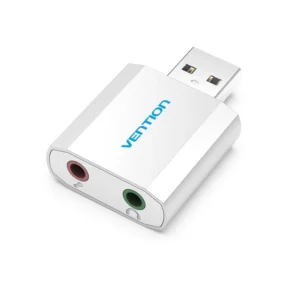 Vention Metal USB Audio Adapter – Silver
