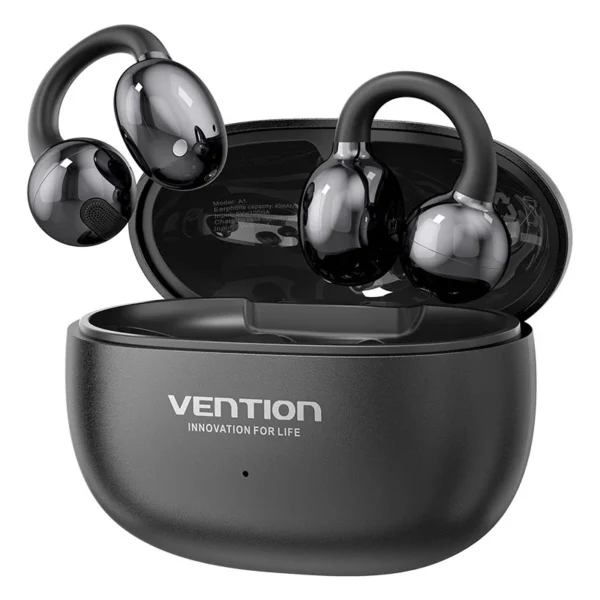 Vention EchoClip A1 Open-Ear Earbuds – Black