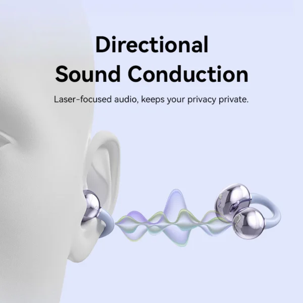 Vention EchoClip A1 Open-Ear Earbuds – Voilet - Image 8