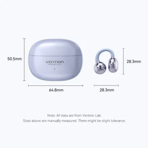 Vention EchoClip A1 Open-Ear Earbuds – Black