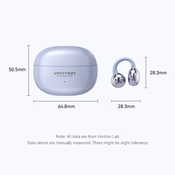 Vention EchoClip A1 Open-Ear Earbuds – Voilet - Image 14
