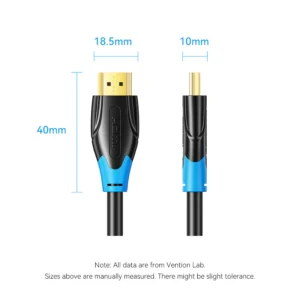 Vention 1.5M 4K@60Hz High-Speed HDMI Connection Cable-Black