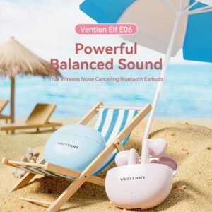 Vention EIF E06 True Wireless Bluetooth Earbuds - White